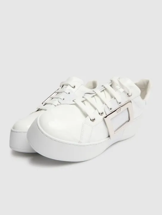 Roger Vivier   Viv Skate high leather sneakers 