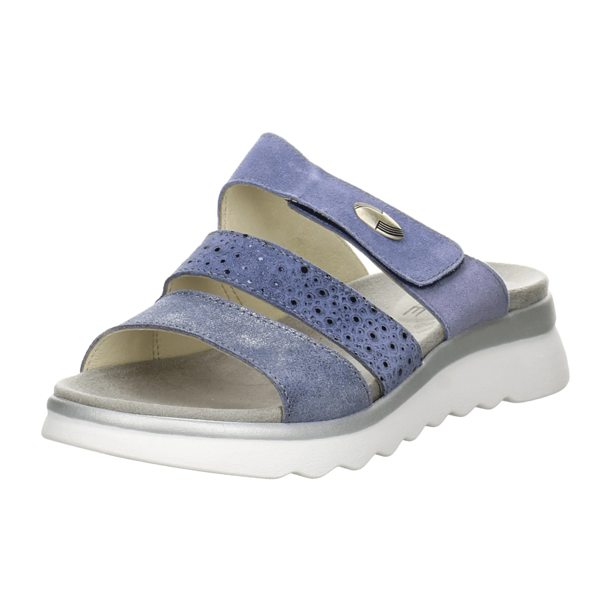 Rohde Comfortable Blue Women's Slip-On Sandals for Spring/Summer