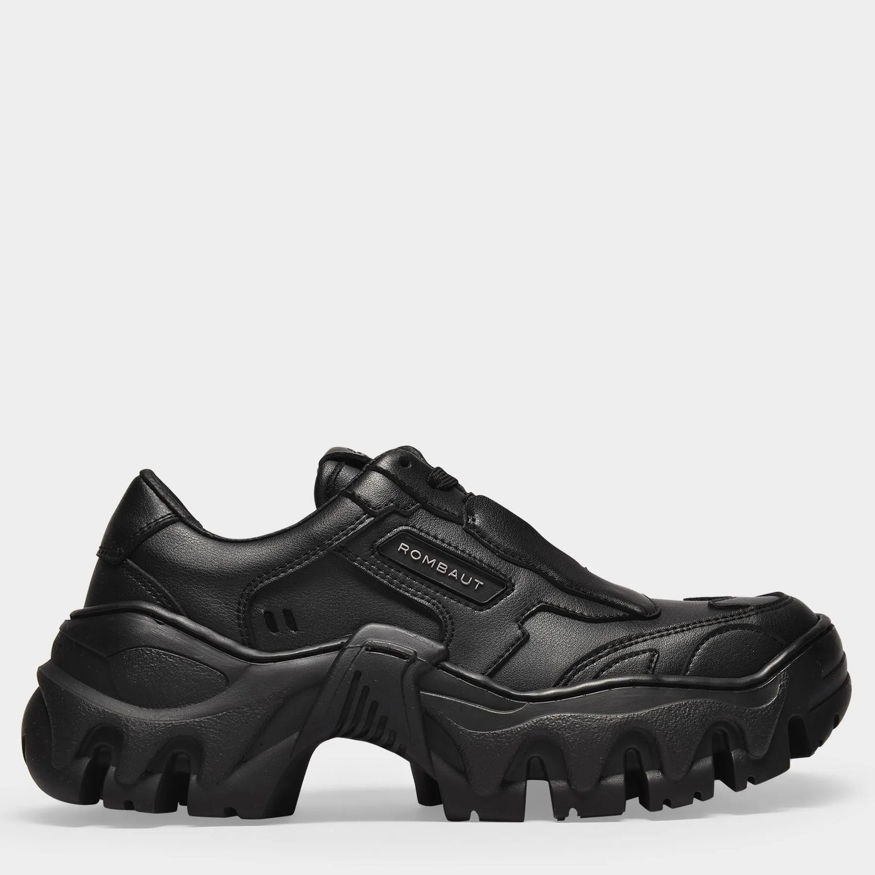 Rombaut  Boccaccio II Low Sneakers in Black Vegan Leather