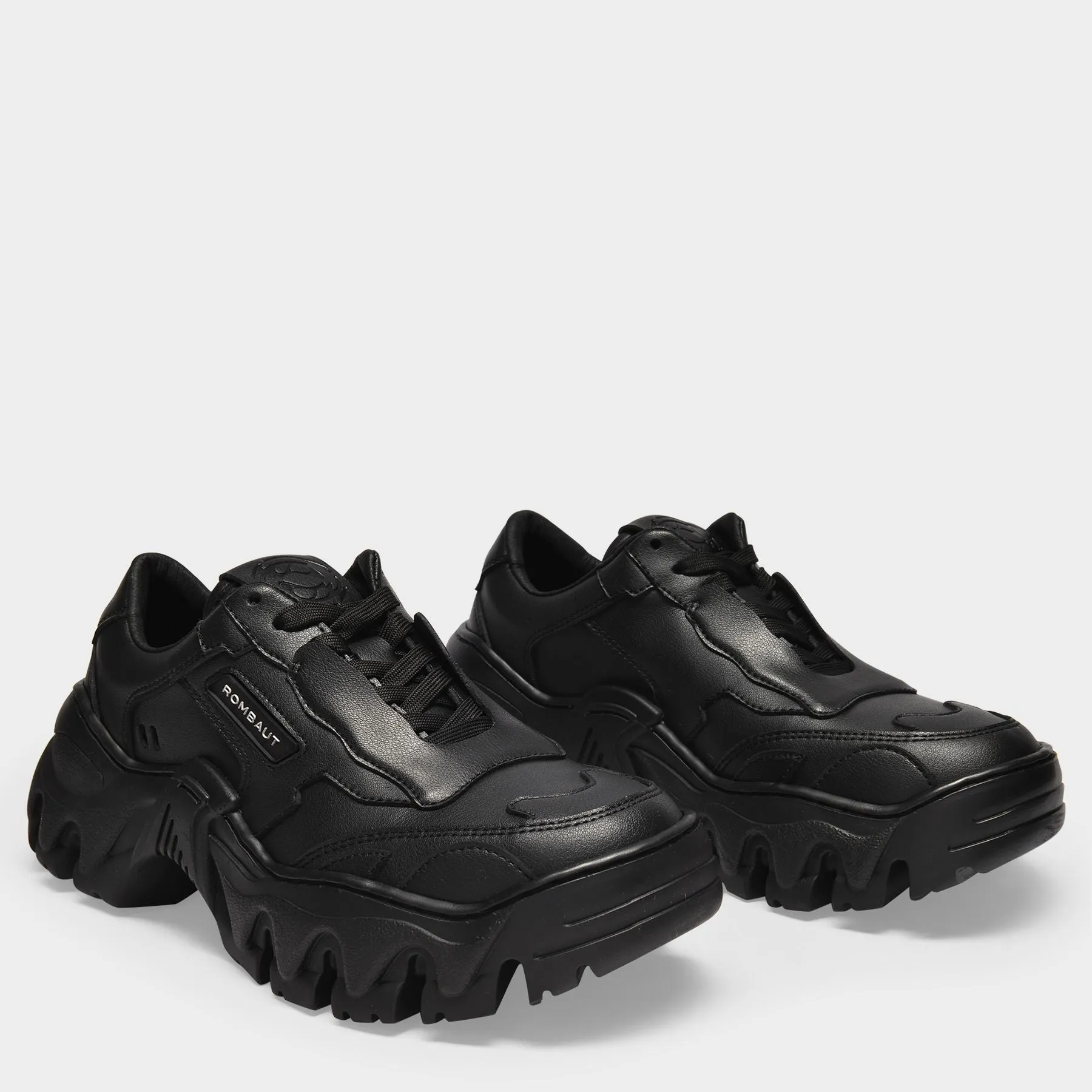 Rombaut  Boccaccio II Low Sneakers in Black Vegan Leather