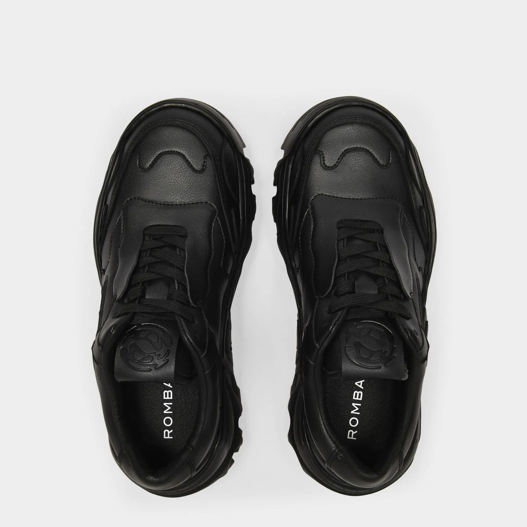 Rombaut  Boccaccio II Low Sneakers in Black Vegan Leather