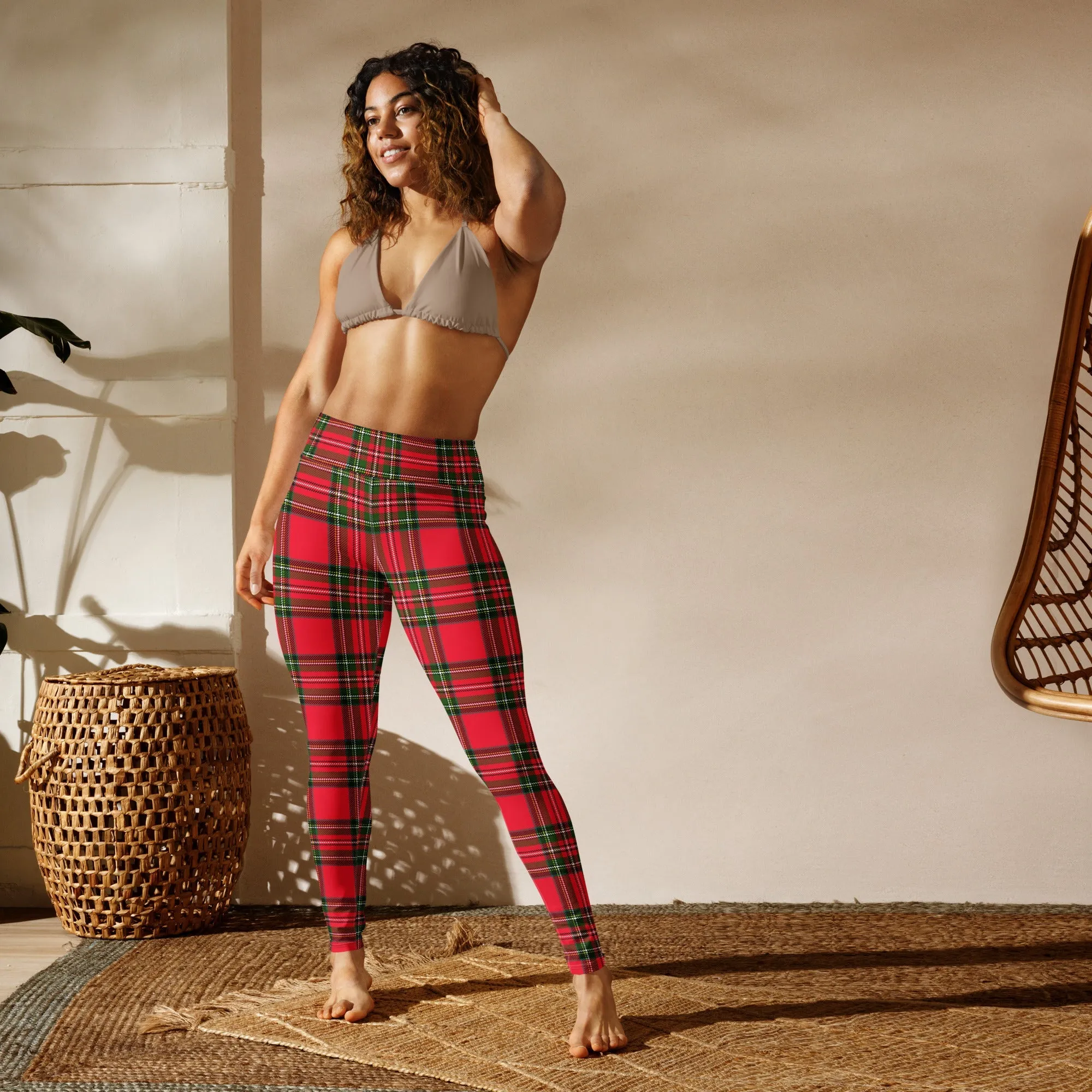 Royal Tartan Yoga Leggings