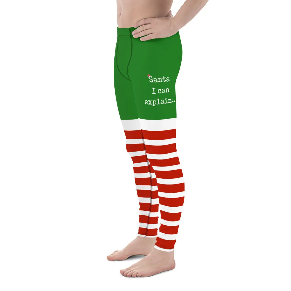 Santa I Can Explain Men's Leggings