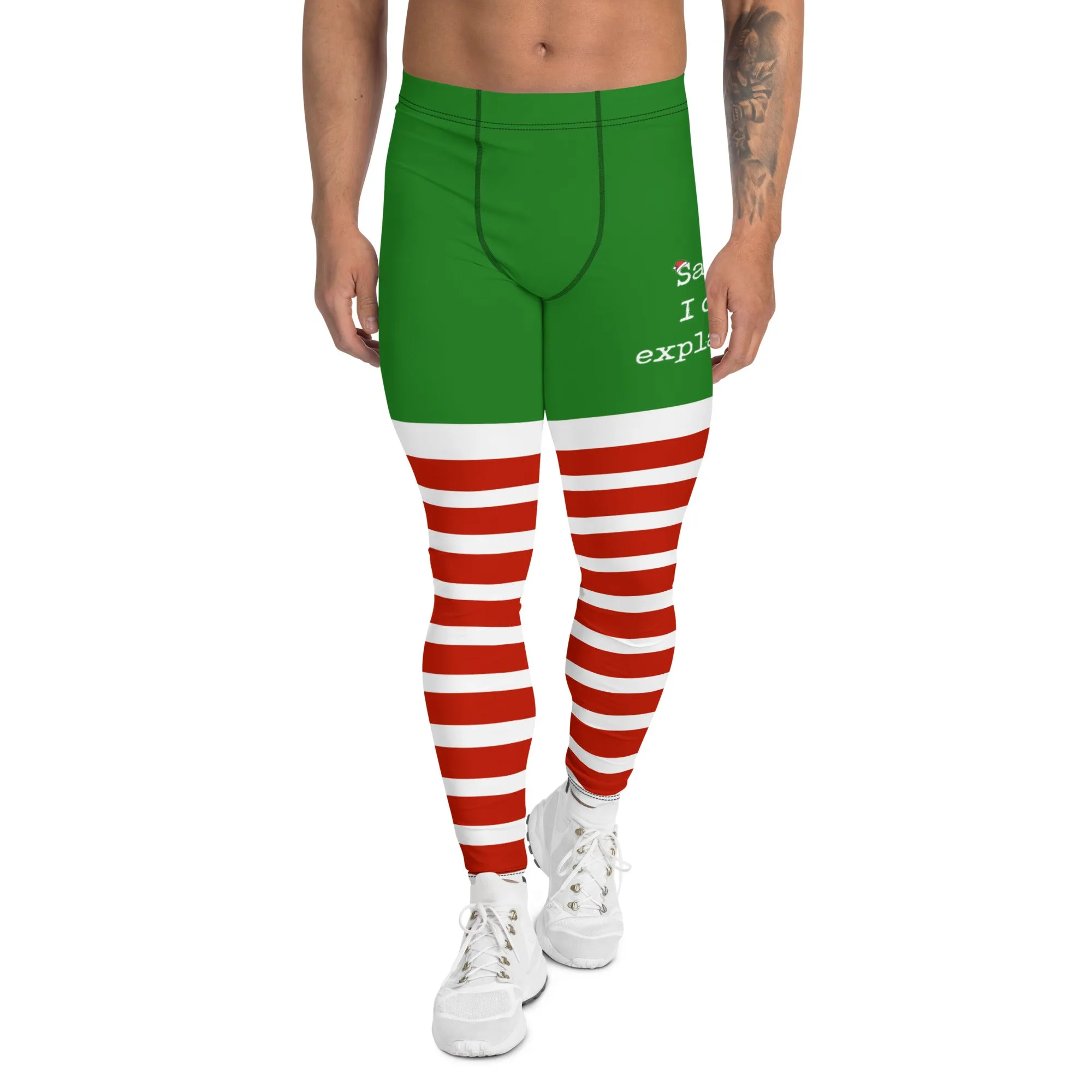 Santa I Can Explain Men's Leggings