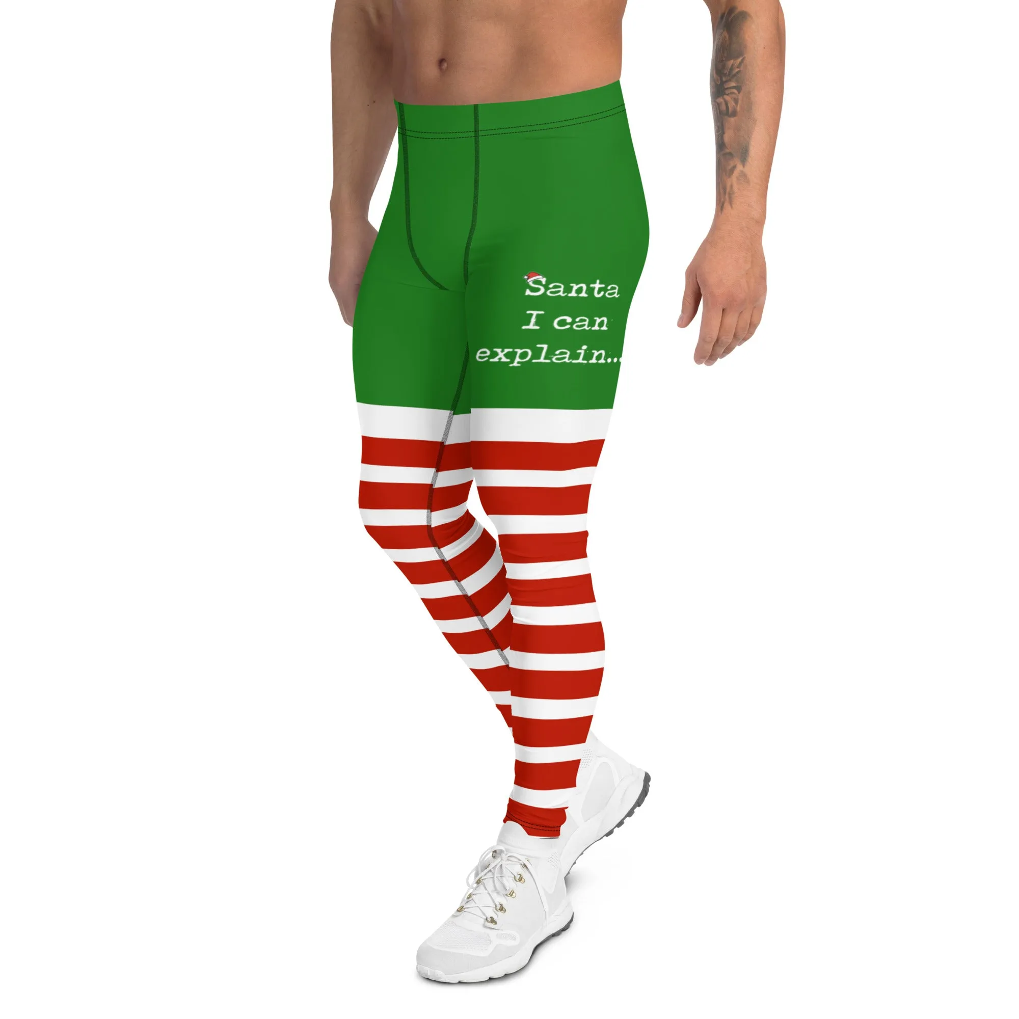 Santa I Can Explain Men's Leggings