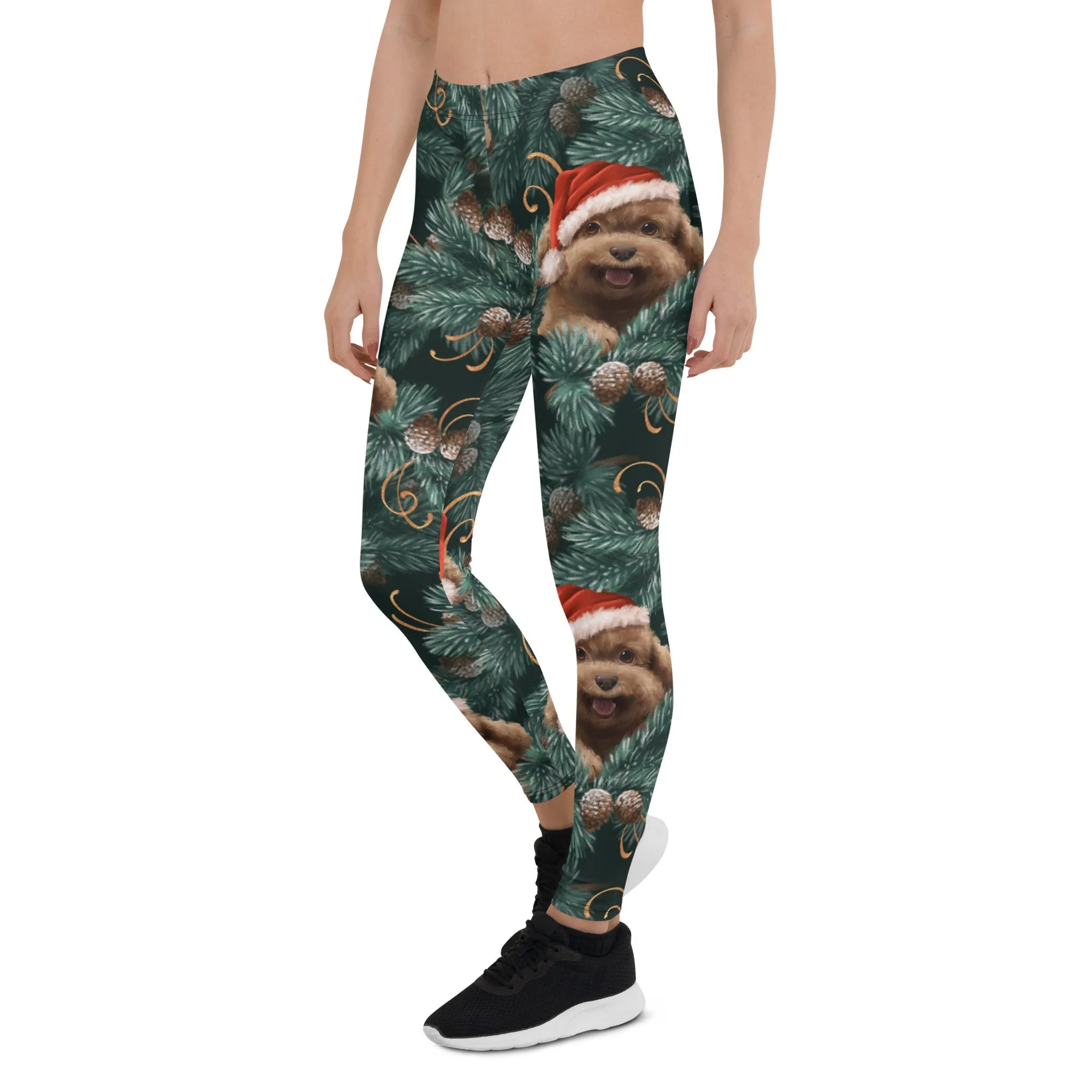 Santa Puppy Leggings