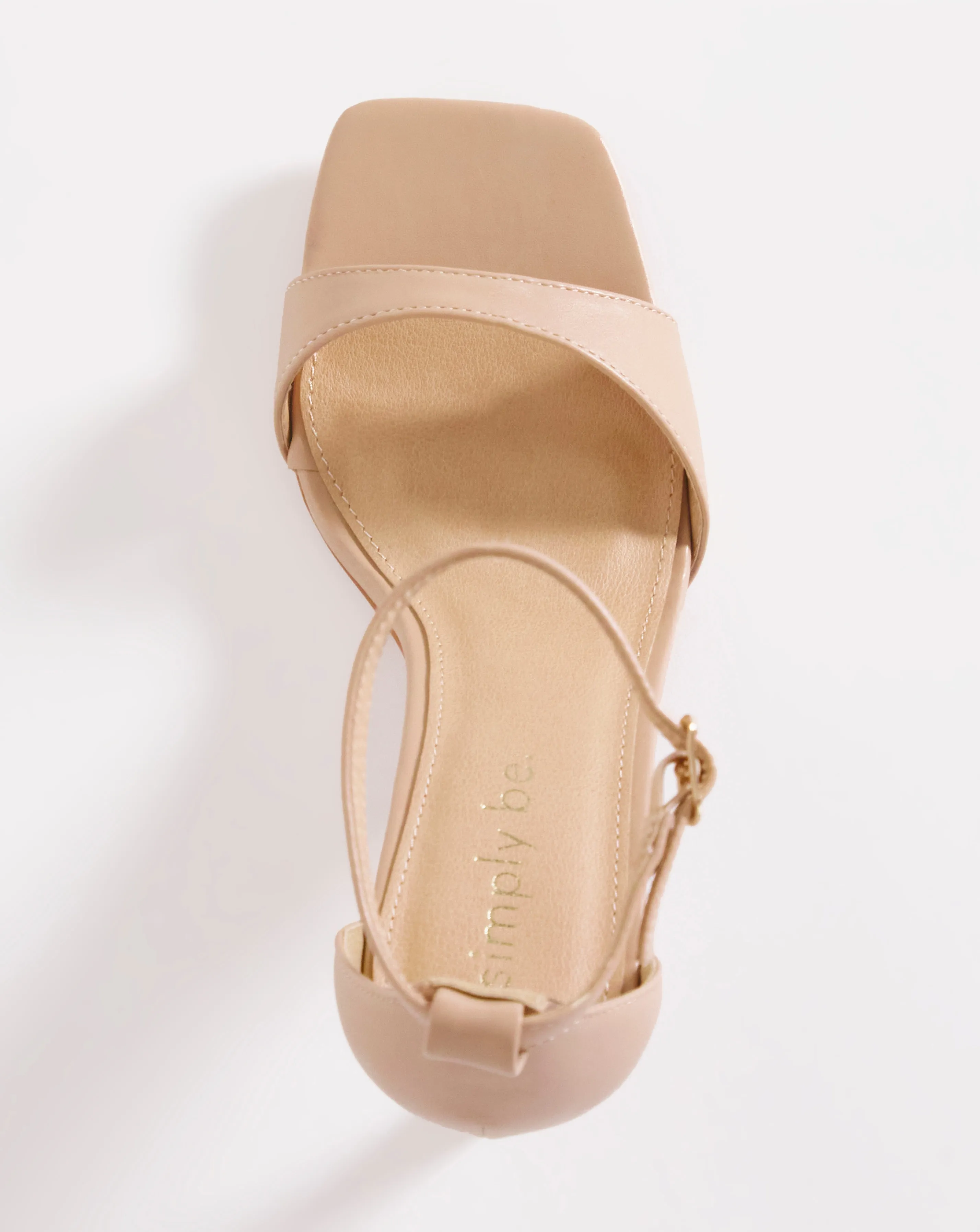 Savona Barely There Heeled Sandals Ex Wide Fit | Simply Be