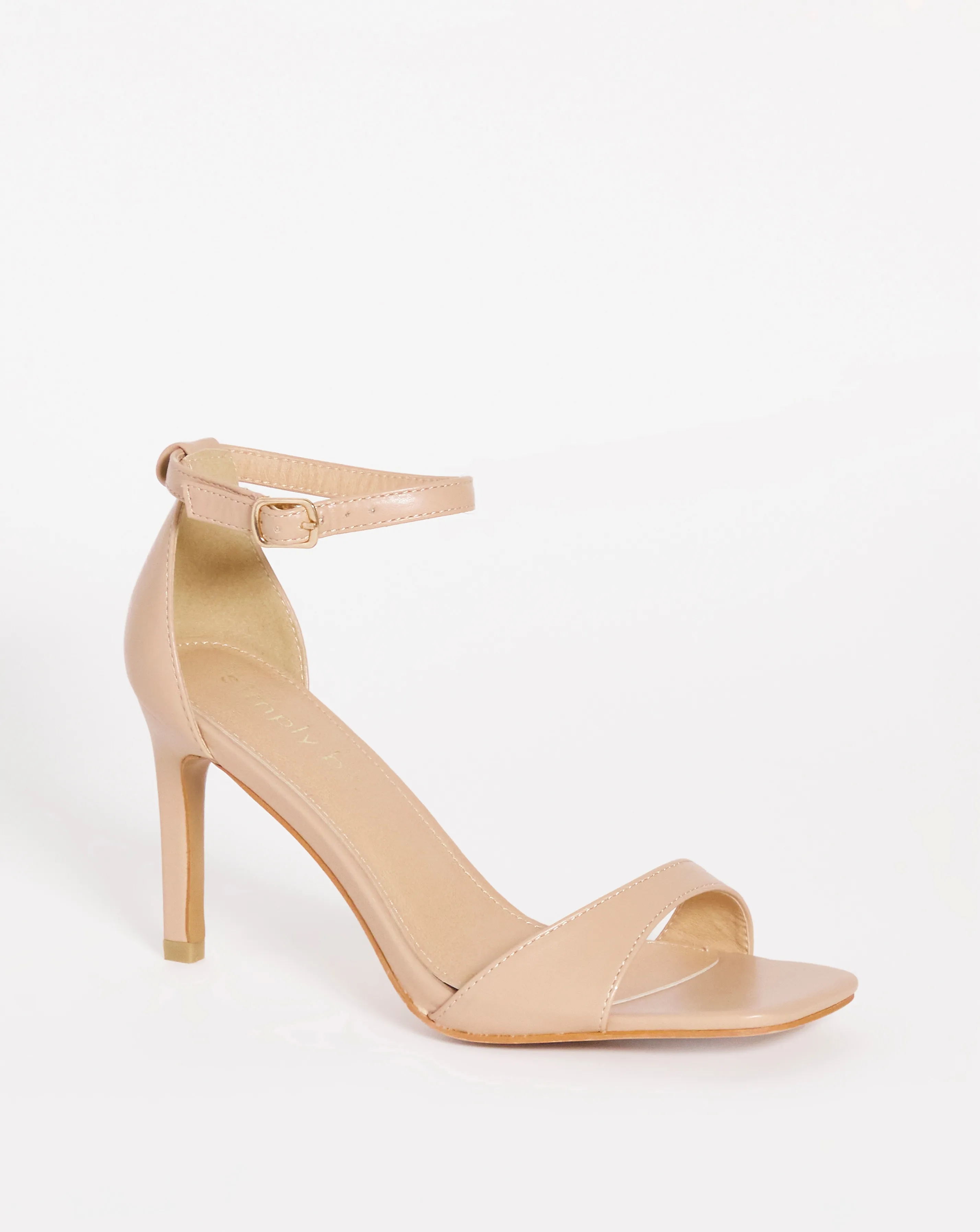 Savona Barely There Heeled Sandals Ex Wide Fit | Simply Be