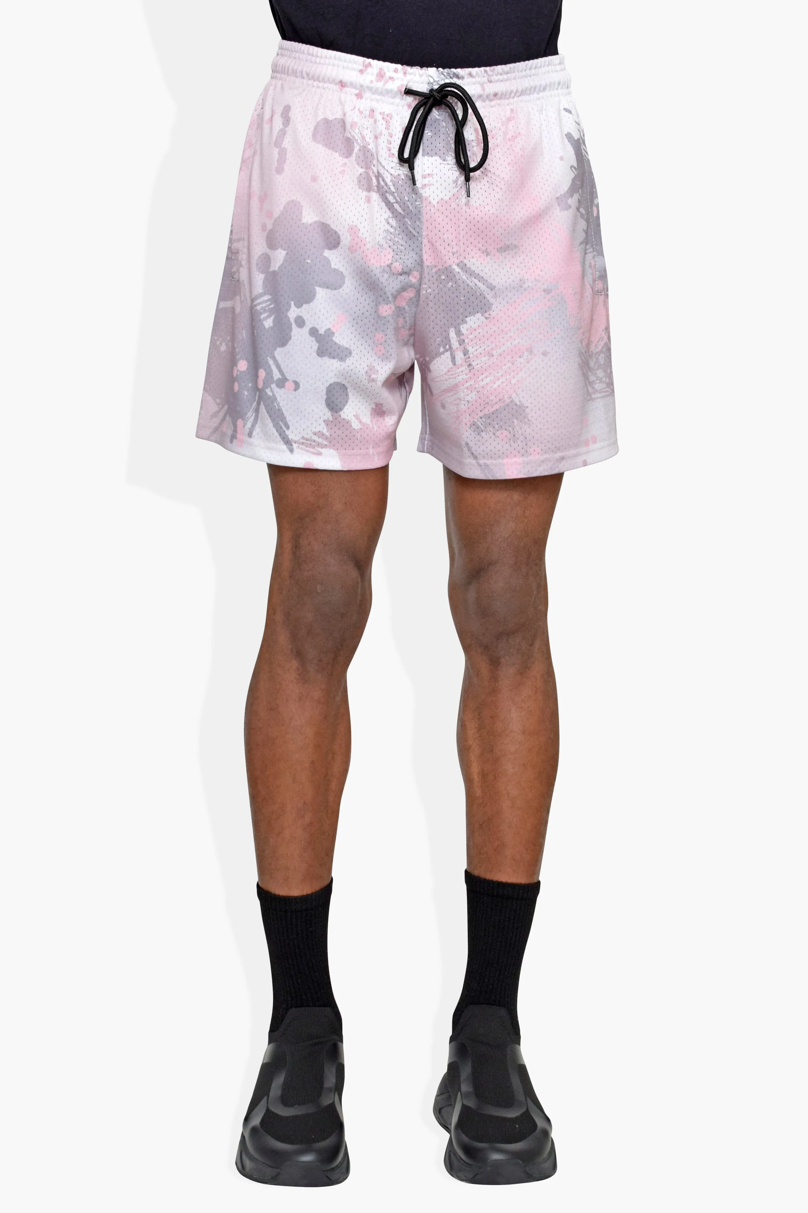 Scratch Camo Short Rose