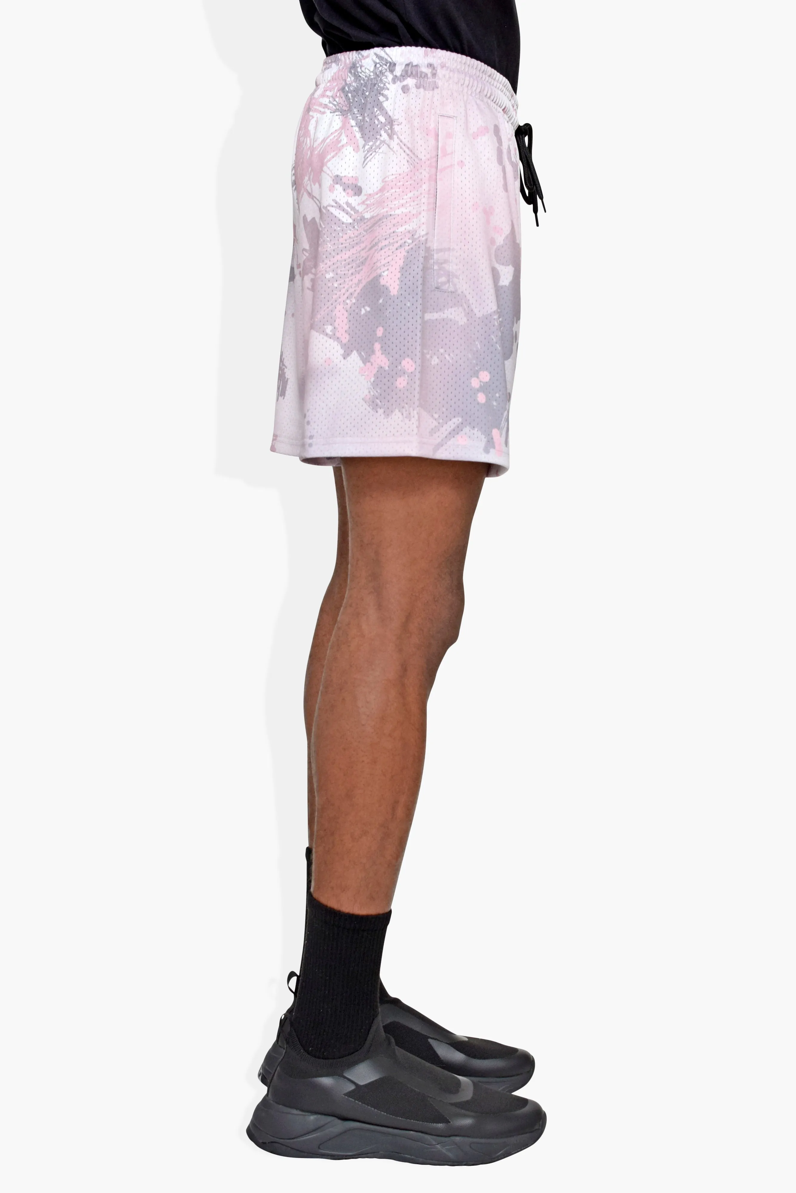 Scratch Camo Short Rose