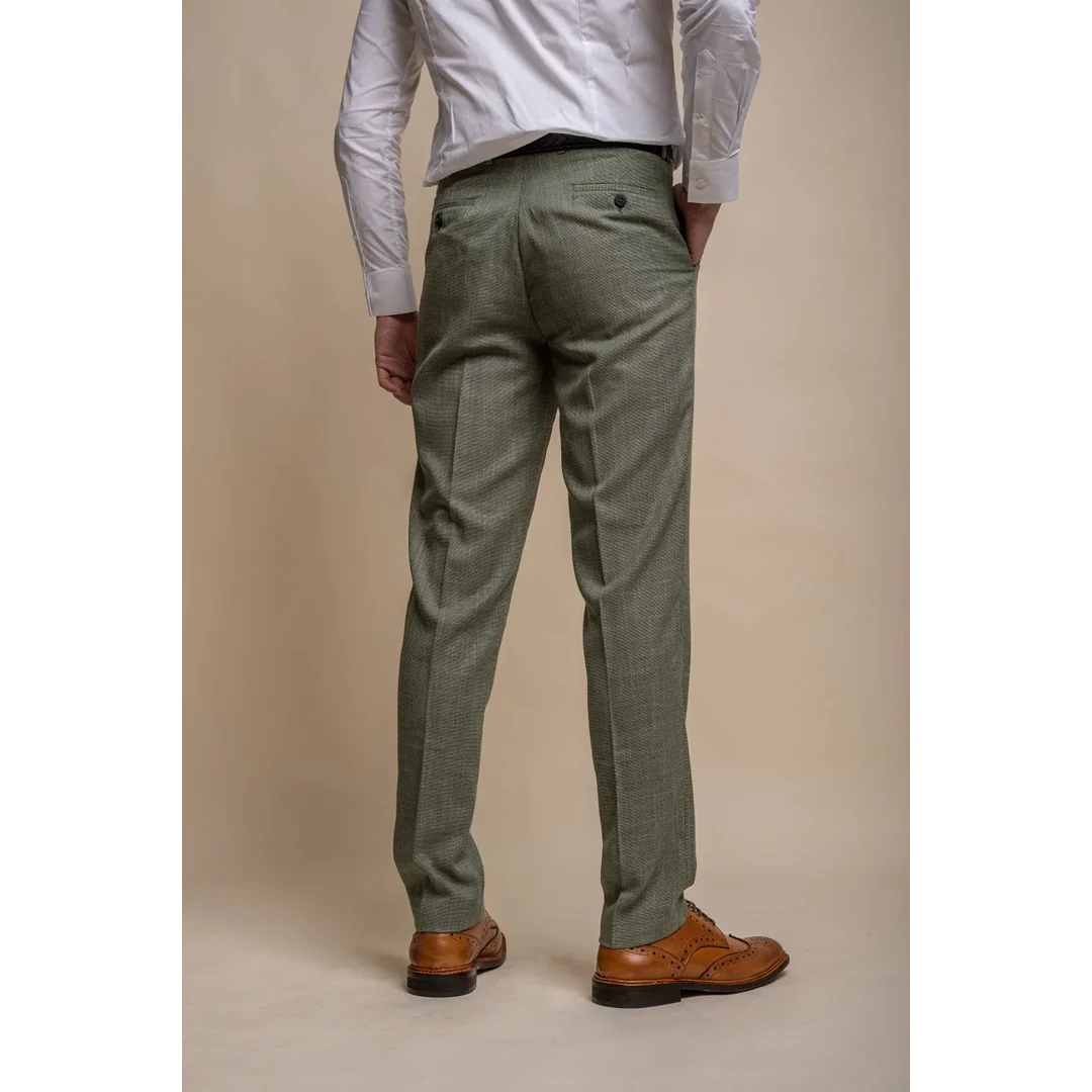 Seeba - Men's Classic Charcoal Trousers