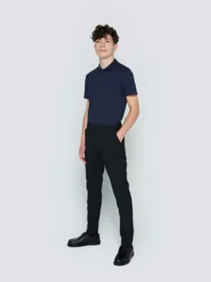 Senior Boys Skinny Leg Black School Trousers 2 Pack | School | George at ASDA