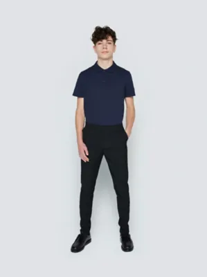 Senior Boys Skinny Leg Black School Trousers 2 Pack | School | George at ASDA