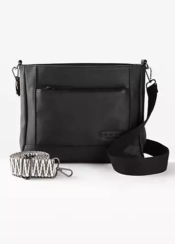 Shoulder Bag with Spare Strap by bonprix | Look Again