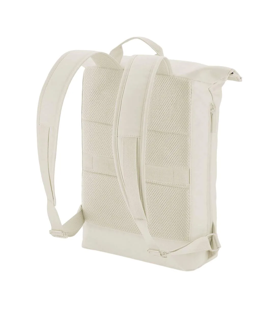 Simplicity lite roll top backpack one size beige Bagbase