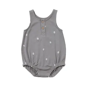 Sleeveless Bubble Romper - Kites - Lagoon - FINAL SALE