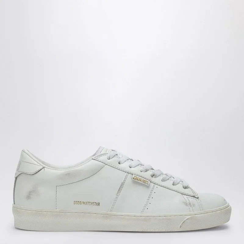 SMOOTH LEATHER MATCHSTAR SNEAKERS IN