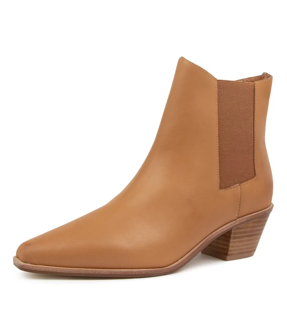 SOL SANA Roger Boot Tan Leather