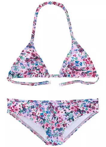 s.Oliver Kids Floral Triangle Bikini | Grattan