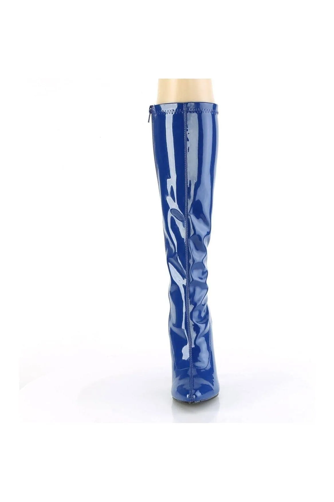 SS-SEDUCE-2000 Blue Patent Knee Boot