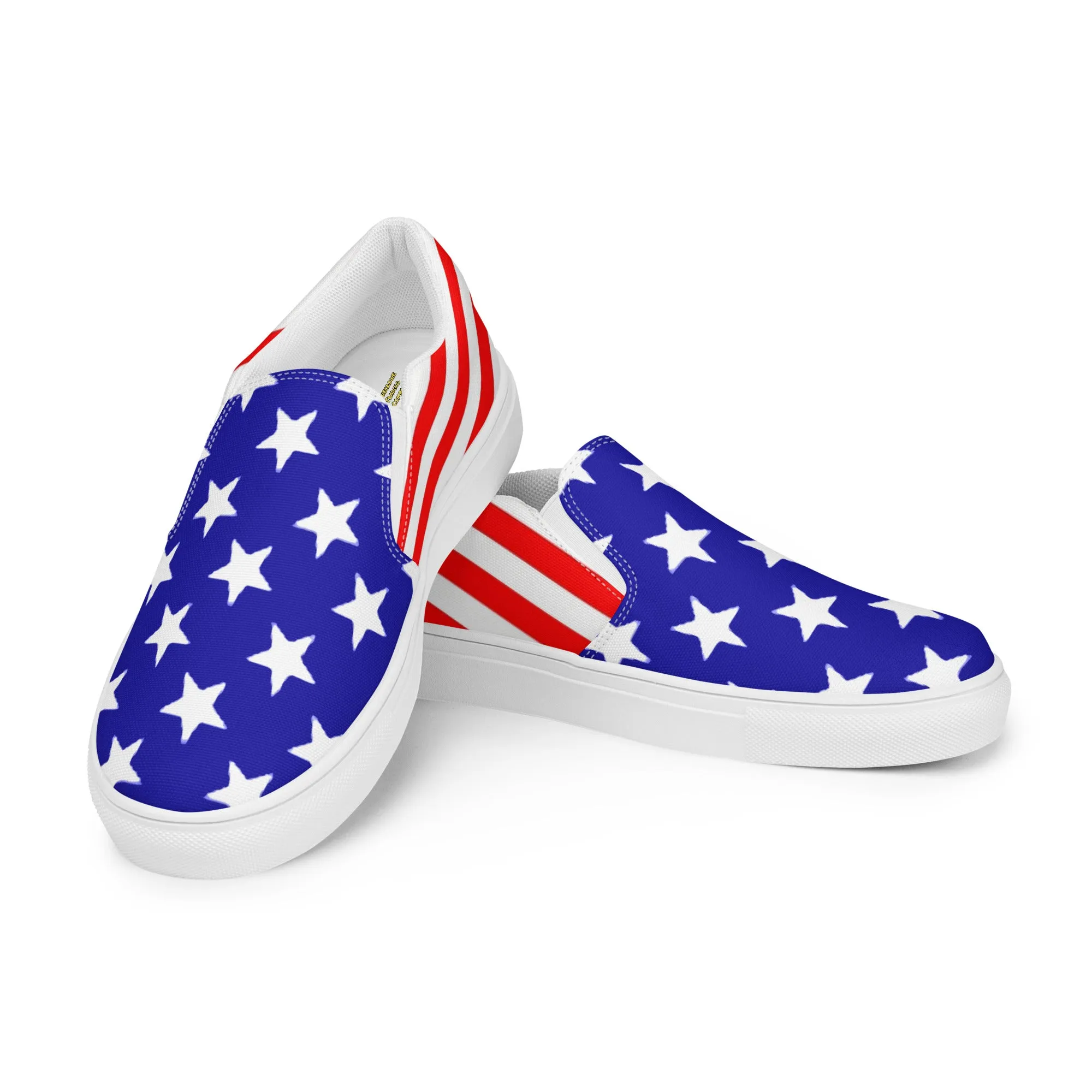 Stars and Stripes Women’s Slip-on Canvas Shoes