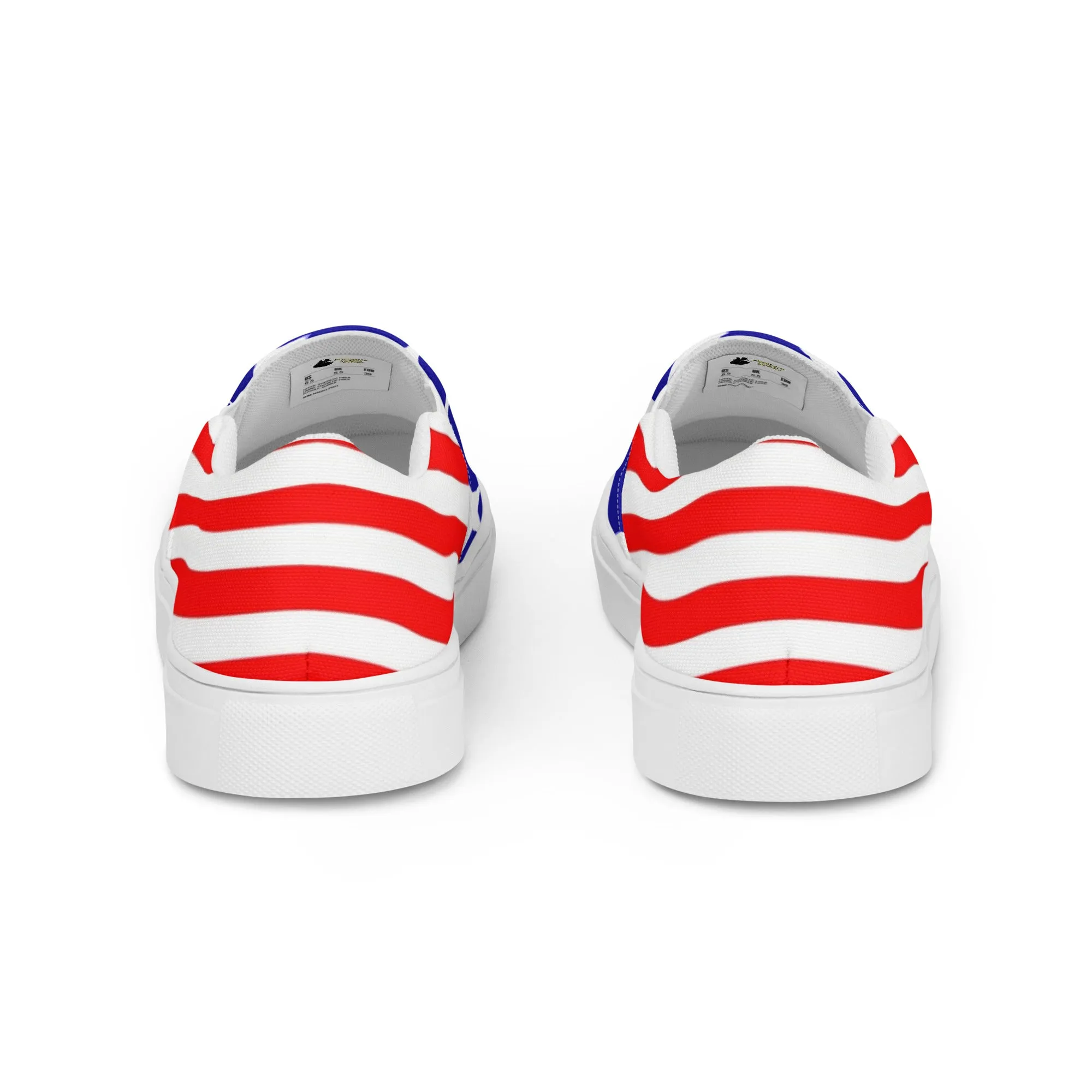 Stars and Stripes Women’s Slip-on Canvas Shoes