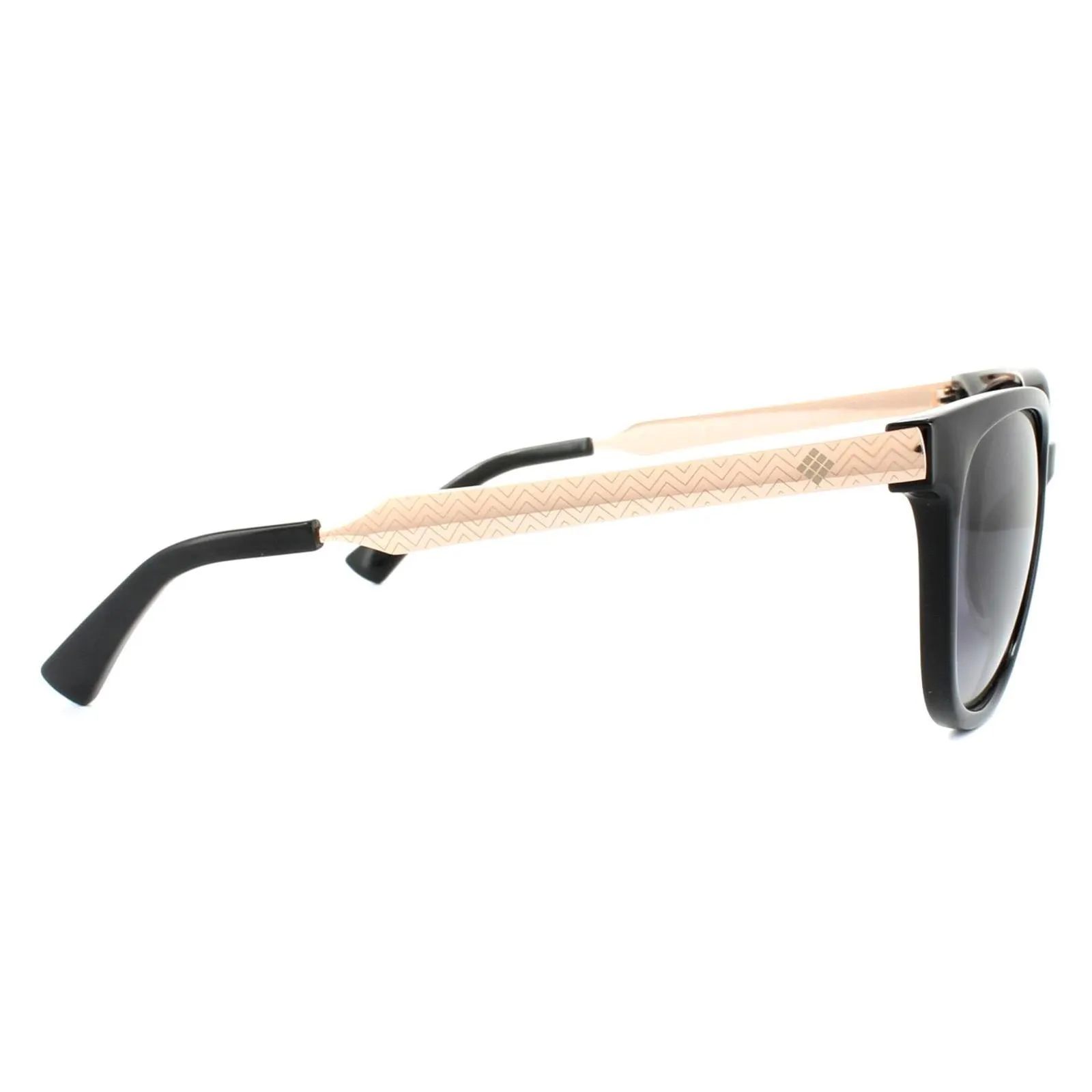 Sunglasses | Cat Eye Black Rose Gold Grey Gradient Polarized Sunglasses | Polaroid