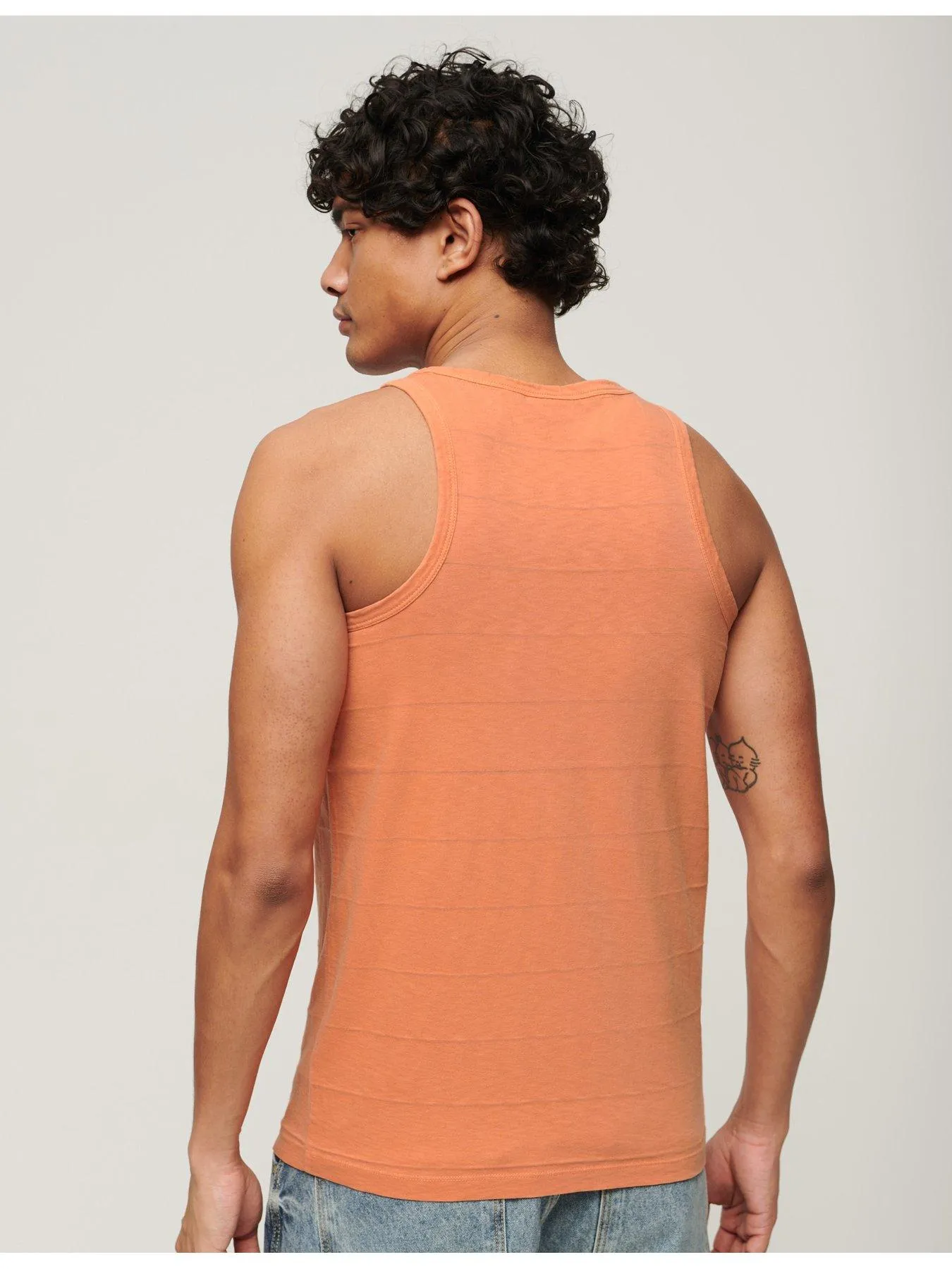 Superdry Vintage Texture Vest Top - Orange