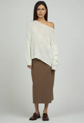 Tailored Skirt - Mocha