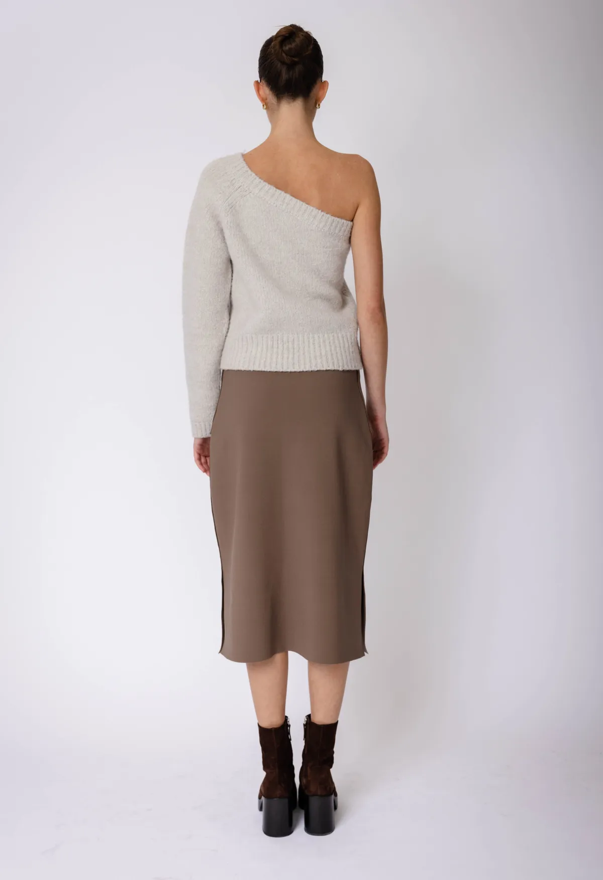 Tailored Skirt - Mocha