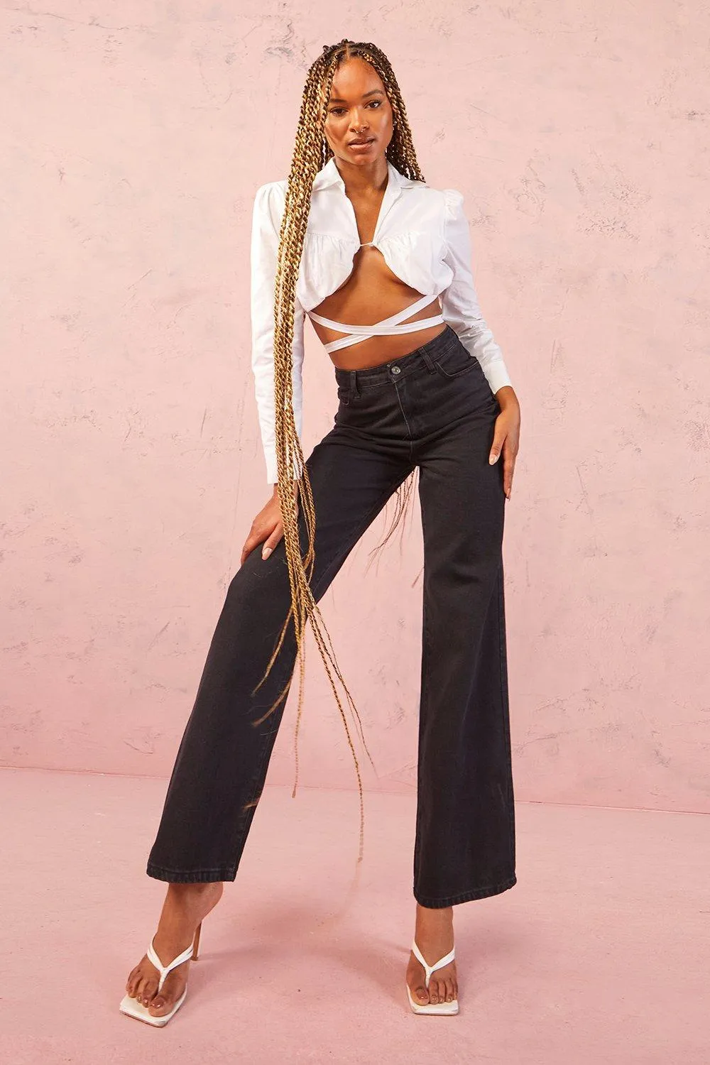 Tall High Rise Wide Leg Jeans