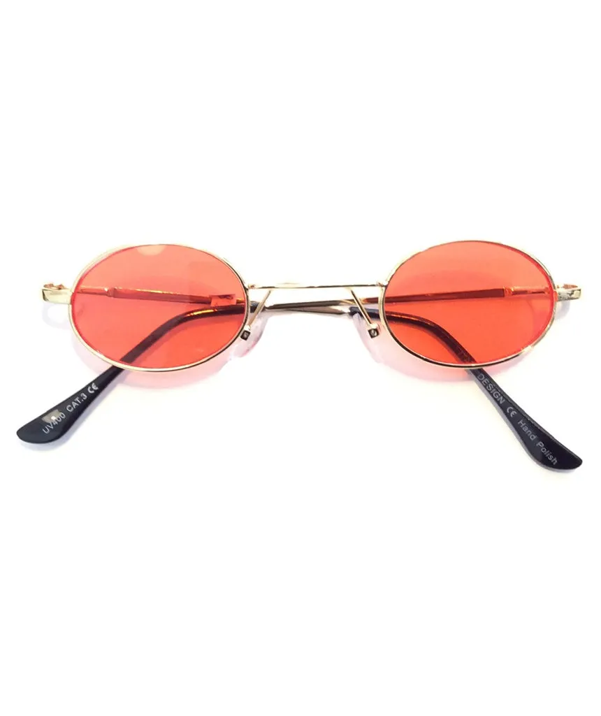 Thin Oval Sunglasses