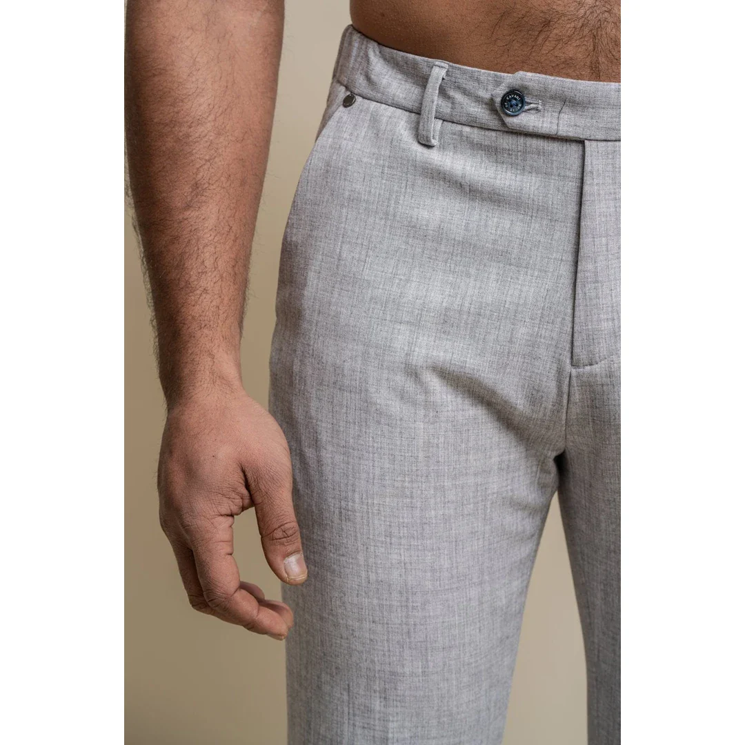 Tokyo - Men's Grey Trousers