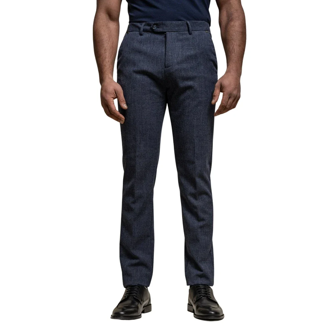 Tokyo - Men's Navy Blue Trousers