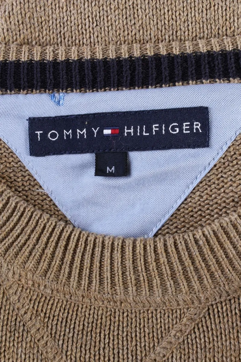 Tommy Hilfiger Pullover Jumper Brown M - Pepper Tree London