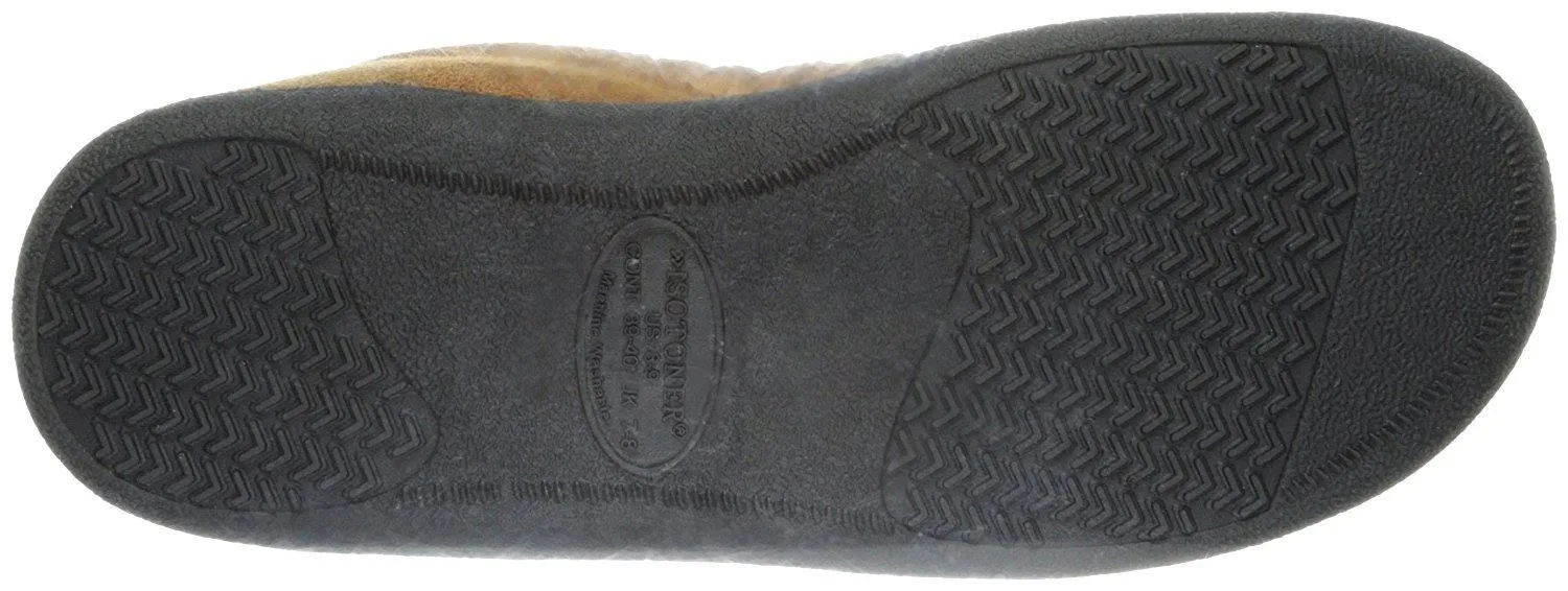 Totes Men's Microsuede Slipper with Sherpa Lining  