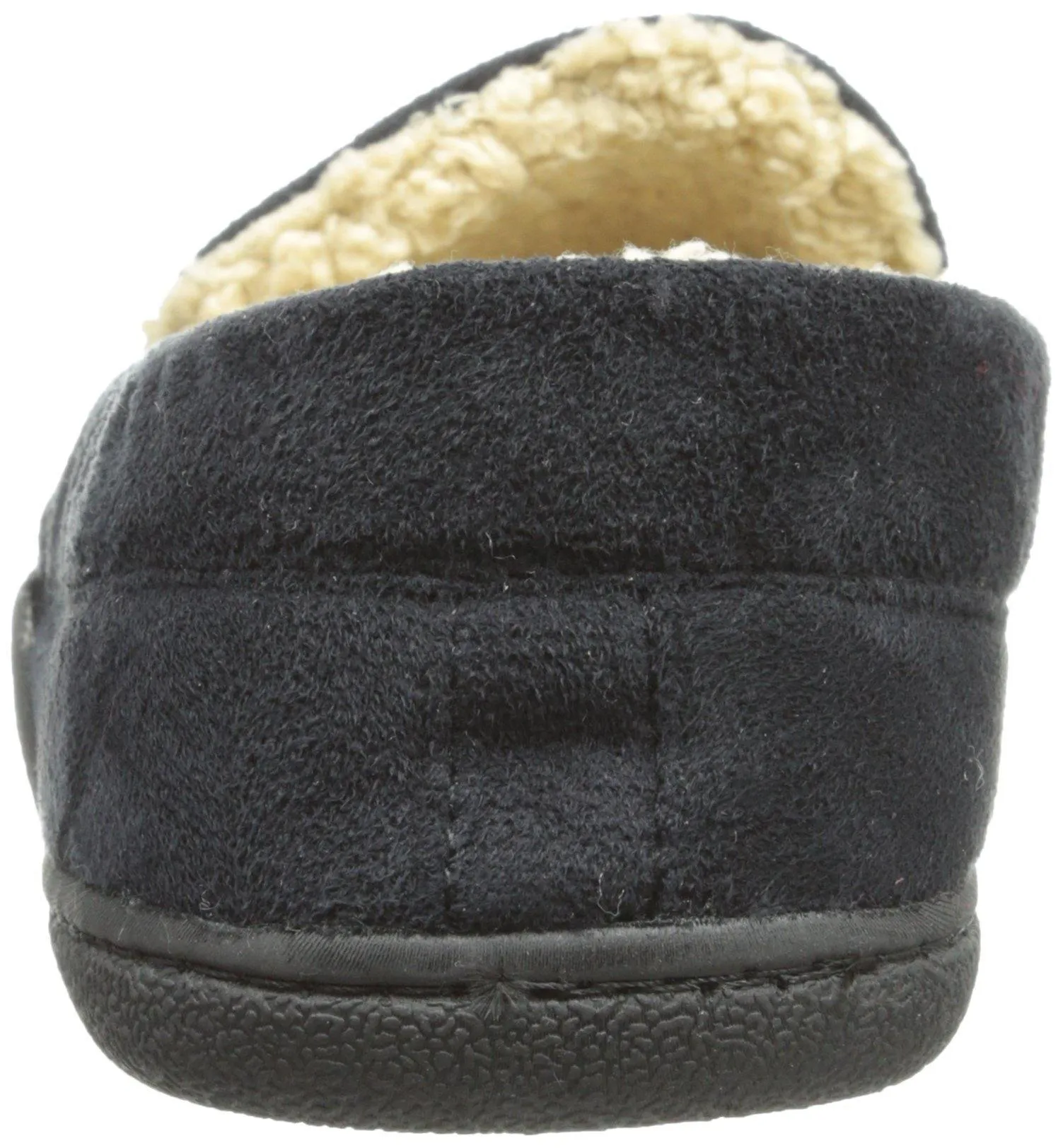 Totes Men's Microsuede Slipper with Sherpa Lining  