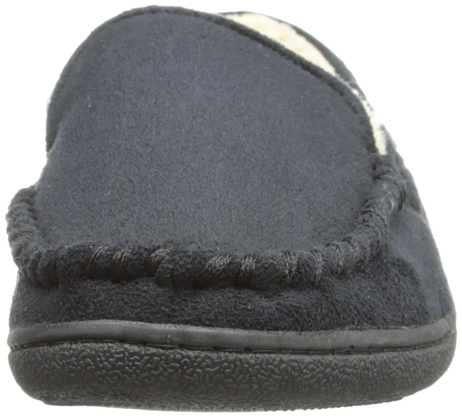 Totes Men's Microsuede Slipper with Sherpa Lining  