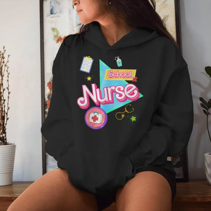 Trendy School Nurse Appreciation Back To School Women Hoodie