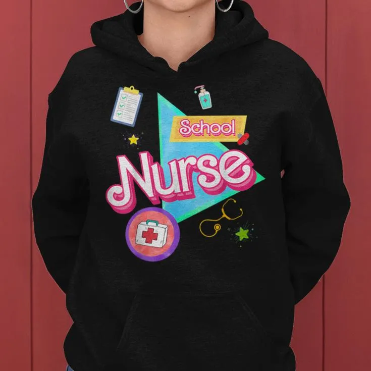 Trendy School Nurse Appreciation Back To School Women Hoodie