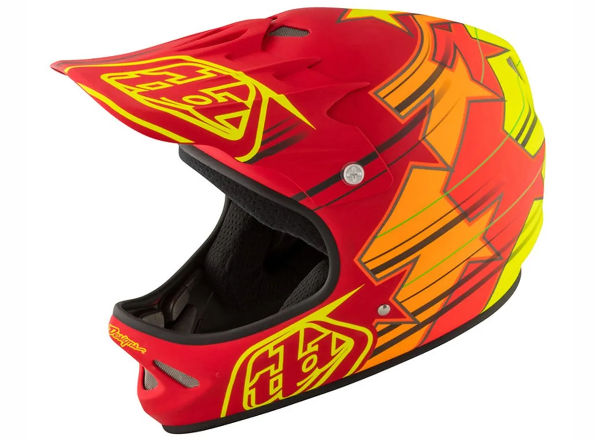 Troy Lee Designs D2 Fusion Full Face Helmet - Red