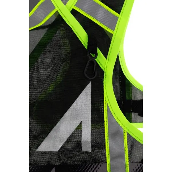 ULTRASPIRE - Neon Reflective Vest (Black/Lime)