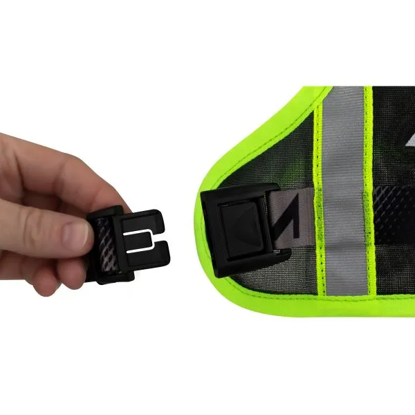 ULTRASPIRE - Neon Reflective Vest (Black/Lime)