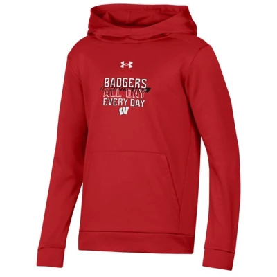 Under Armour Kids Wisconsin Badgers All Day Hoodie