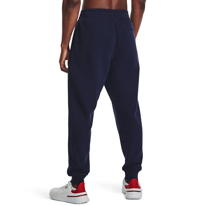 Under Armour Men's UA Rival Fleece Joggers Midnight Navy / White