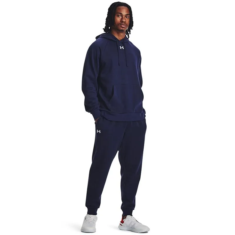 Under Armour Men's UA Rival Fleece Joggers Midnight Navy / White