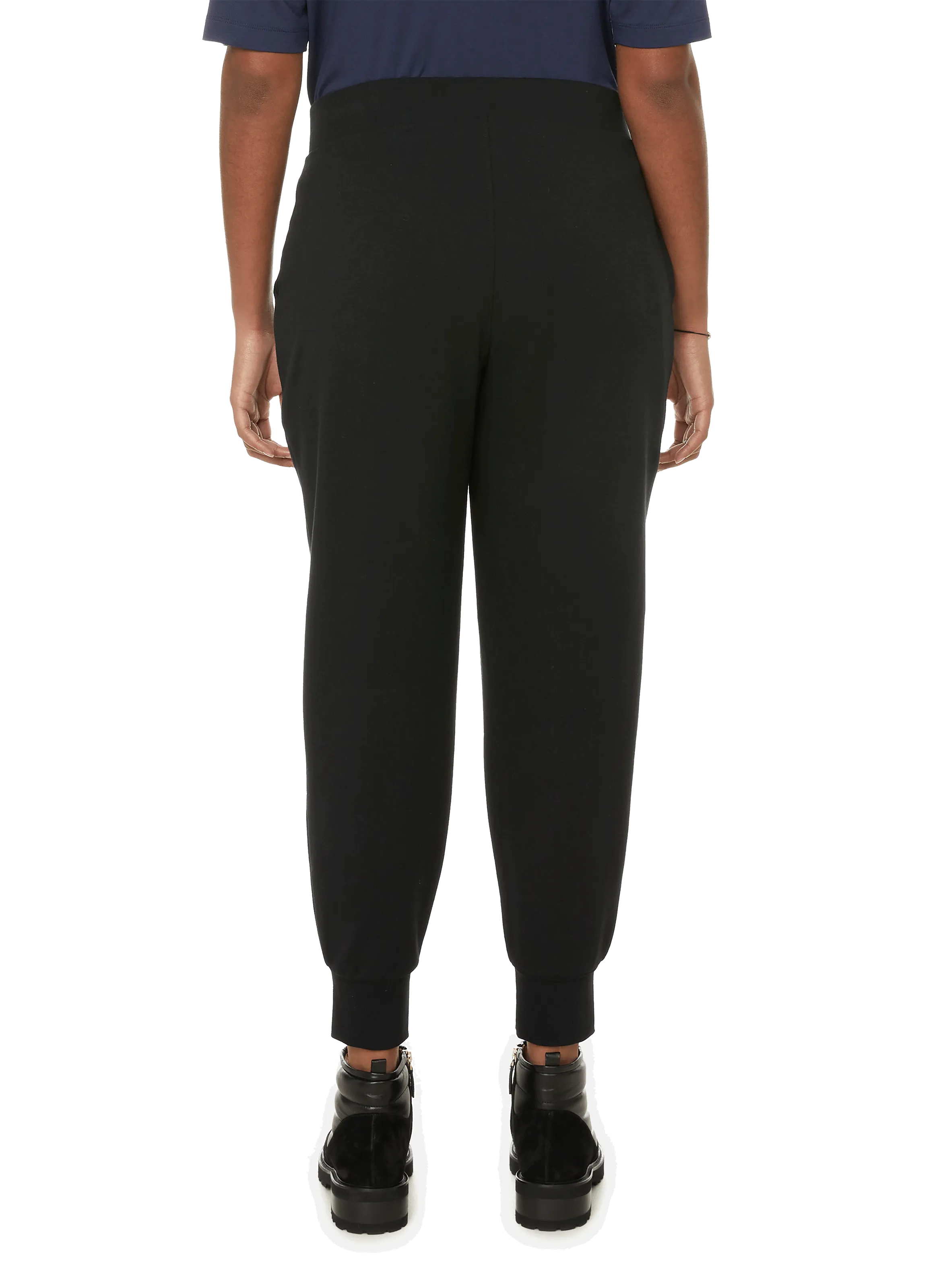 Universal standard  Hathaway pima cotton and modal-blend joggers - Black