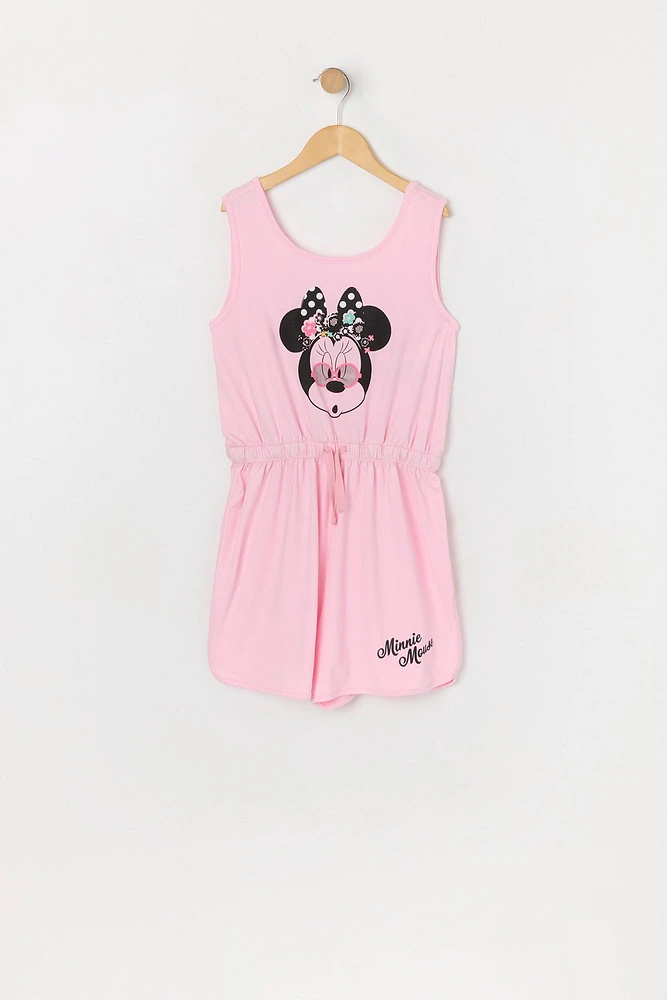 Urban Kids Girls Minnie Graphic Romper