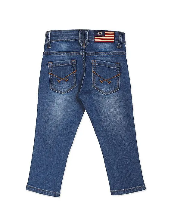 U.S. Polo Assn. Kids Mid Rise Slim Fit Jeans