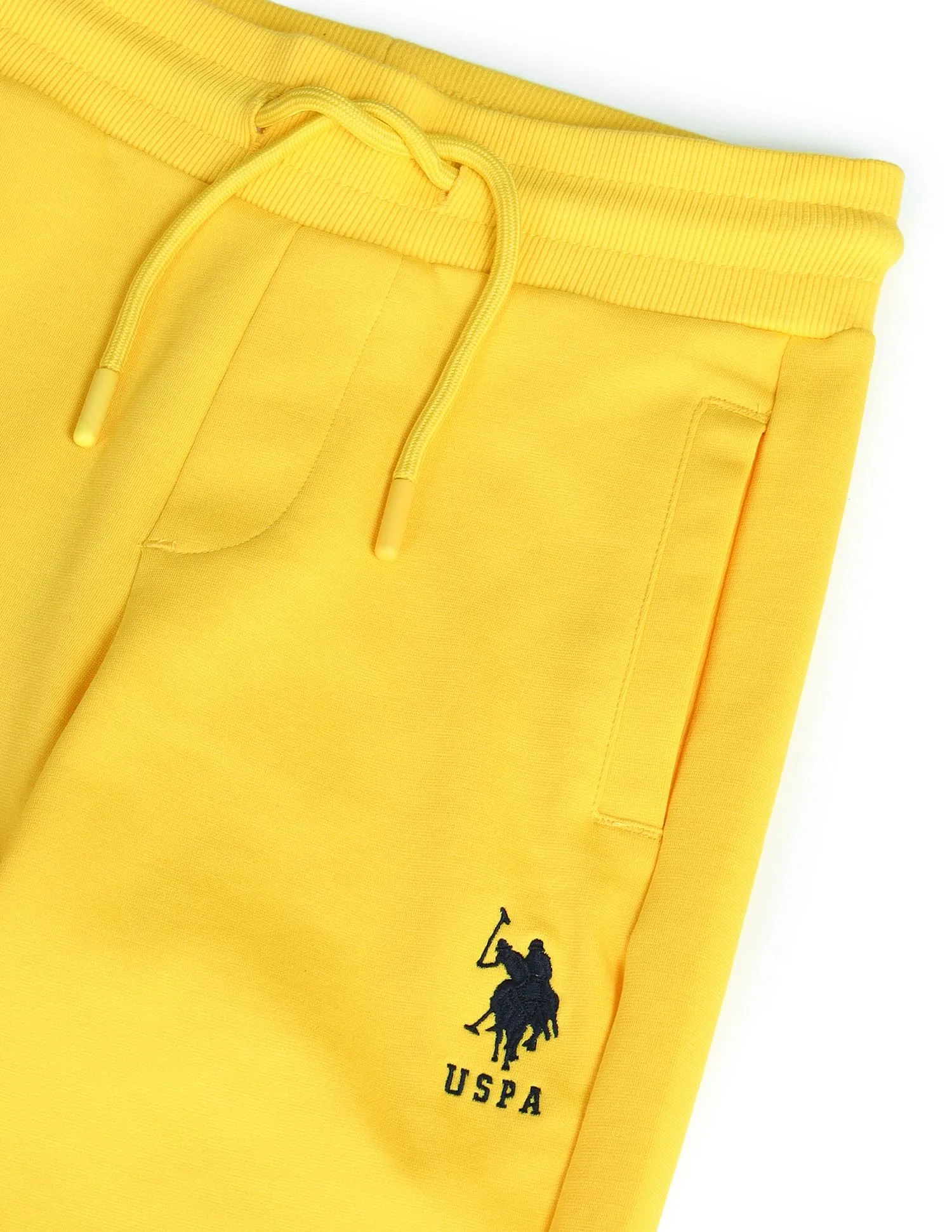 U.S. Polo Assn. Kids Regular Fit Solid Cargo Joggers